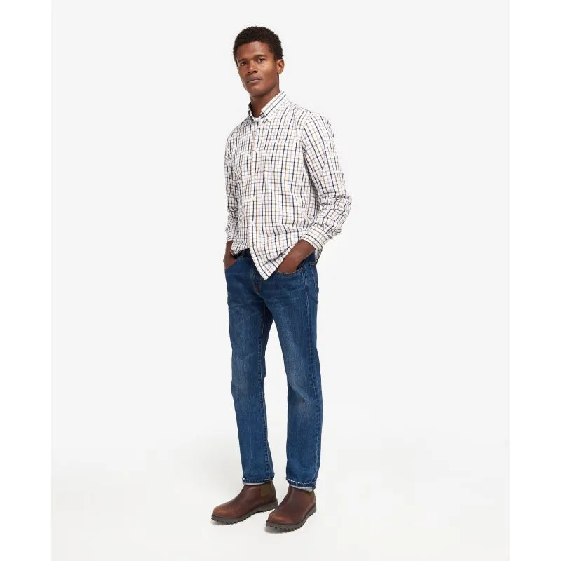 Barbour Eldon Tailored Fit Mens Shirt - Stone