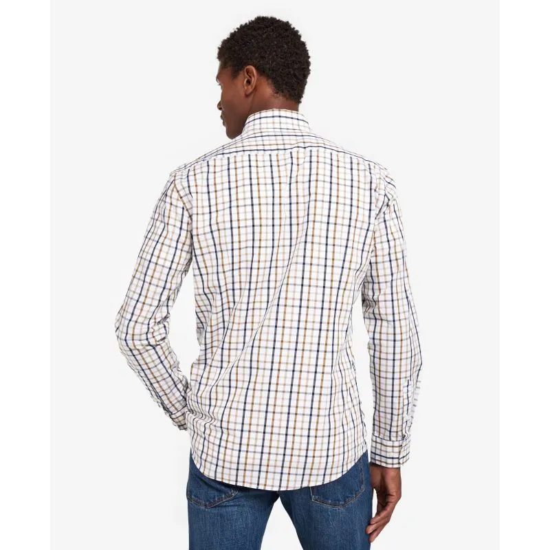Barbour Eldon Tailored Fit Mens Shirt - Stone