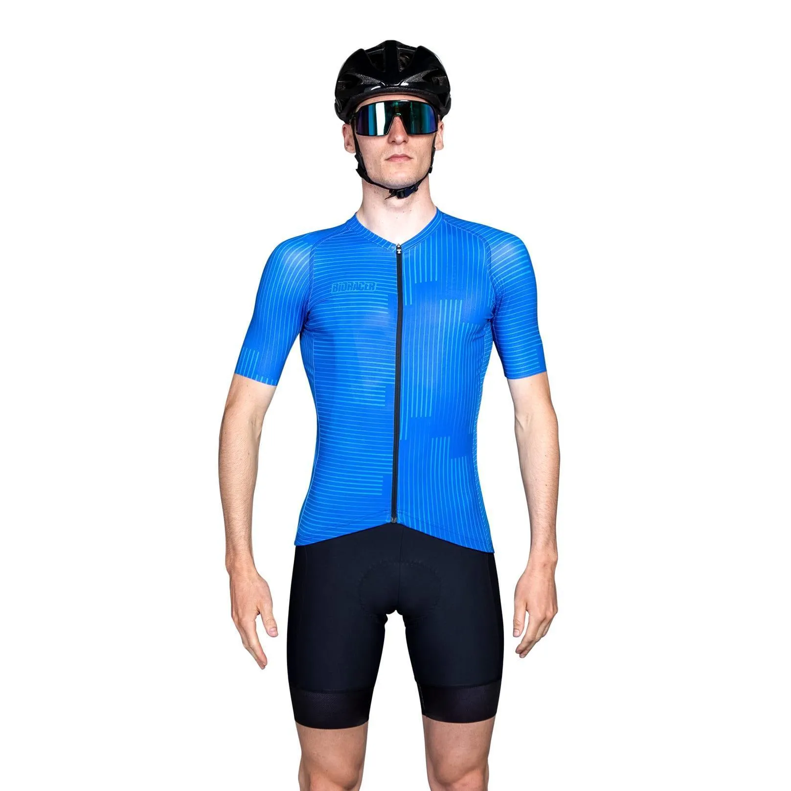 Bioracer Men'S Spitfire Jersey - Wrap Blue