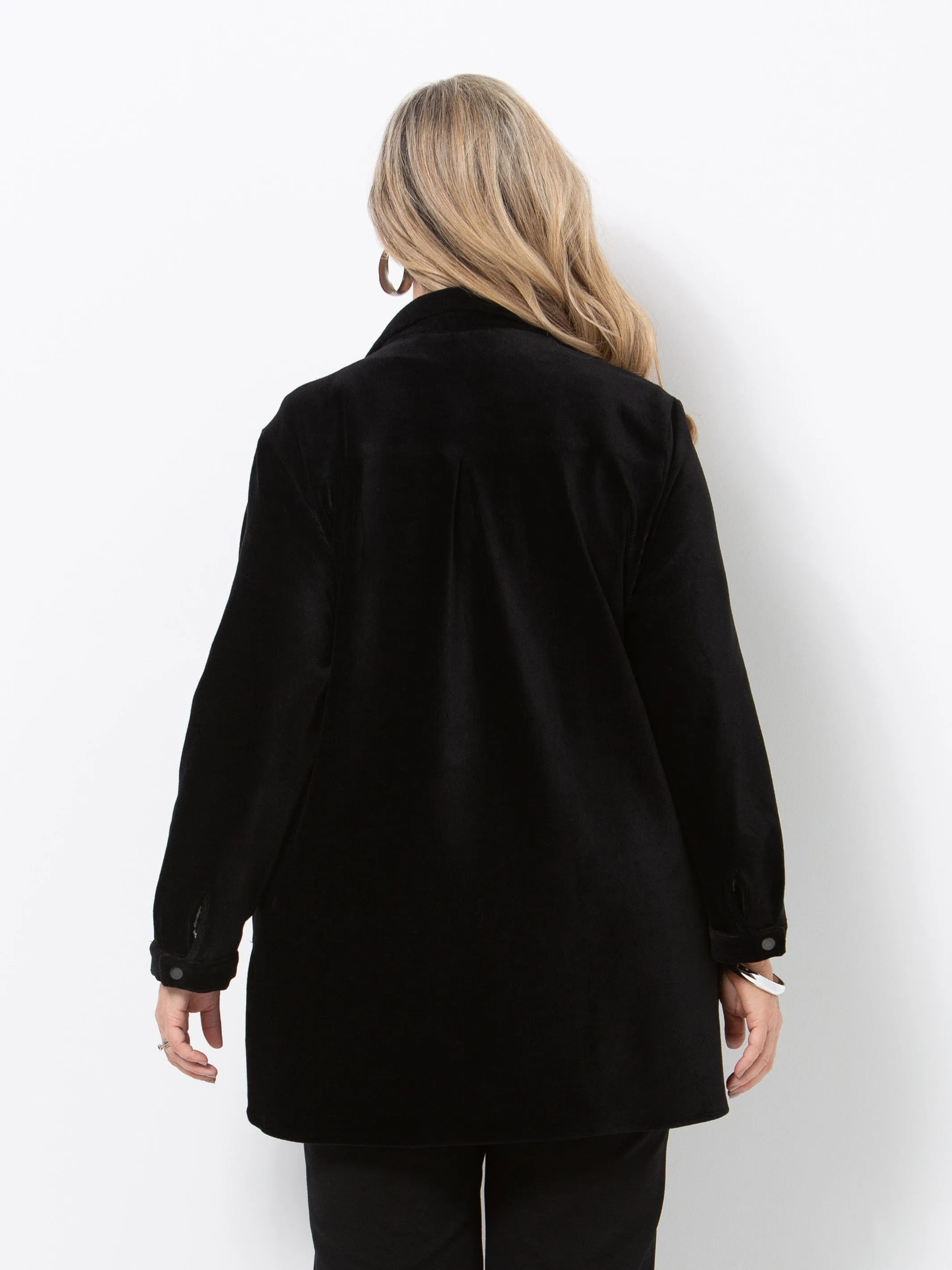 Black Re Cord Shirt