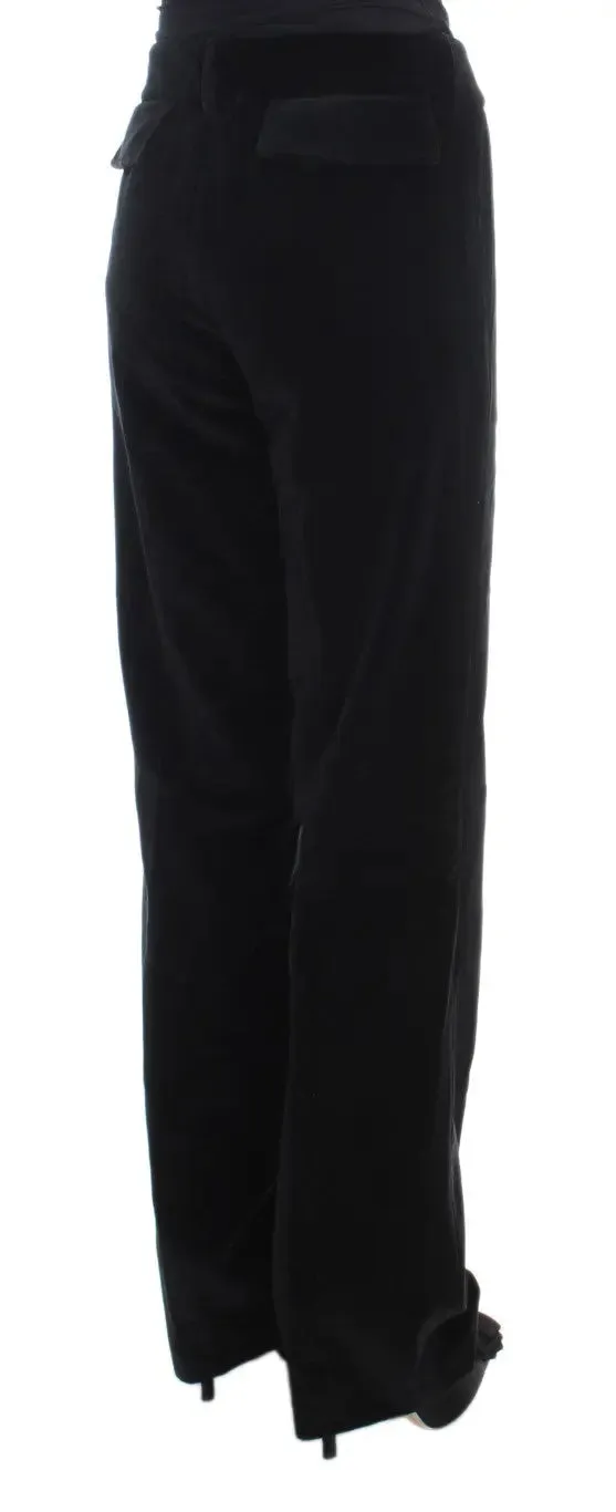 Elegant Black Straight Fit Jeans