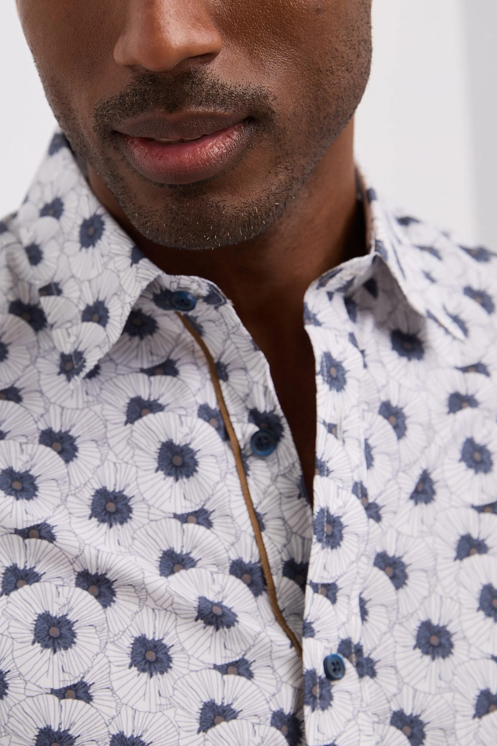 Fitted print shirt
