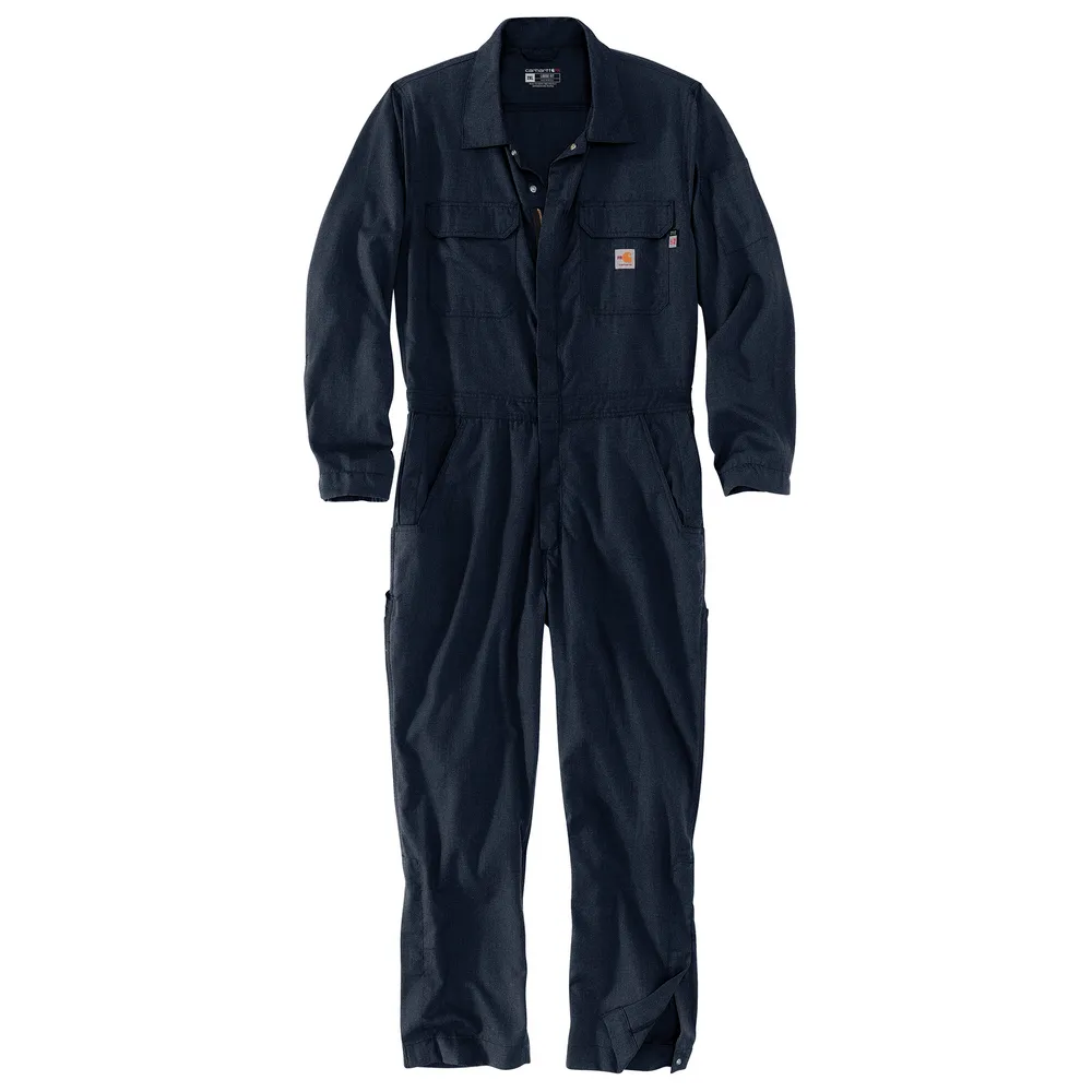 Flame Resistant Force Loose Fit Lightweight Coverall - I26-Navy | Carhartt 105539