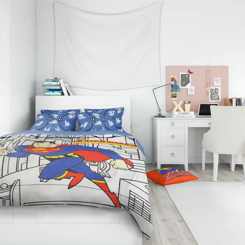 Kids Combo Offer | Kids Comforter Set with Pillow - Superman