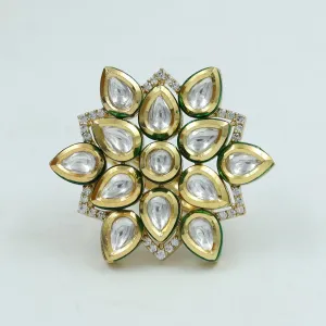 Kundan Adjustable Ring 7523-34