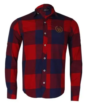 OSM  Checkers Slim Fit Collections-Red