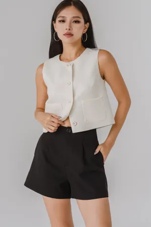 Perfect Fit Tailored Shorts (Black)