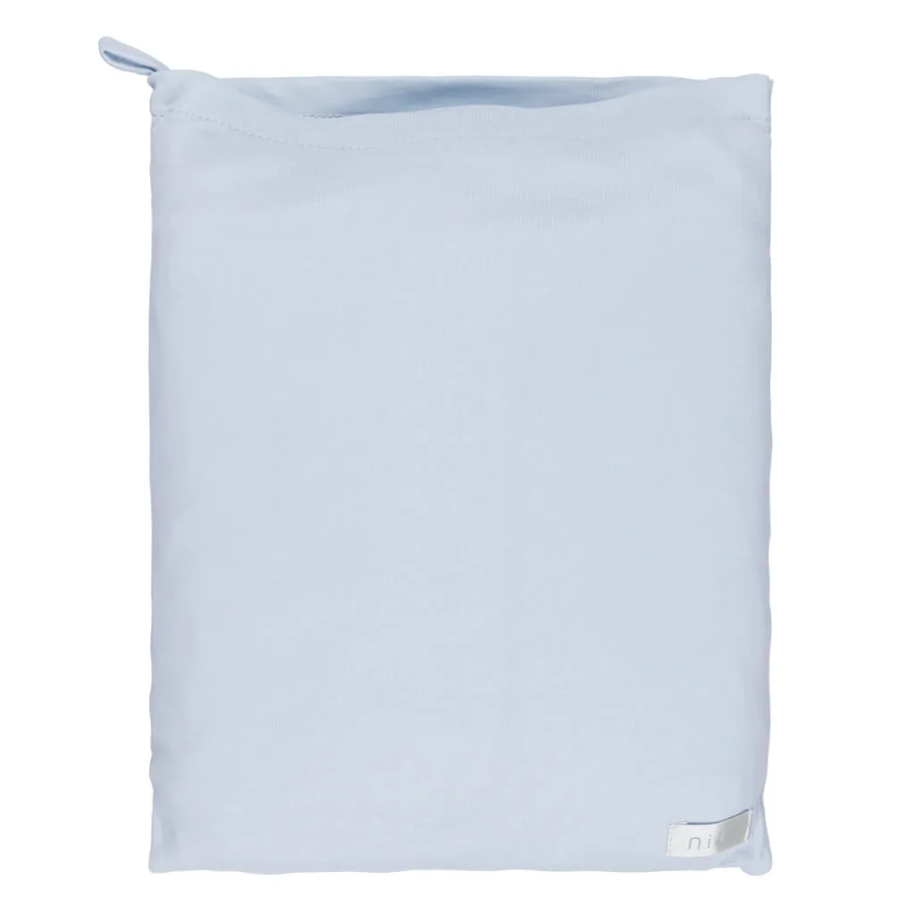 Pima Crib Fitted Sheet Blue
