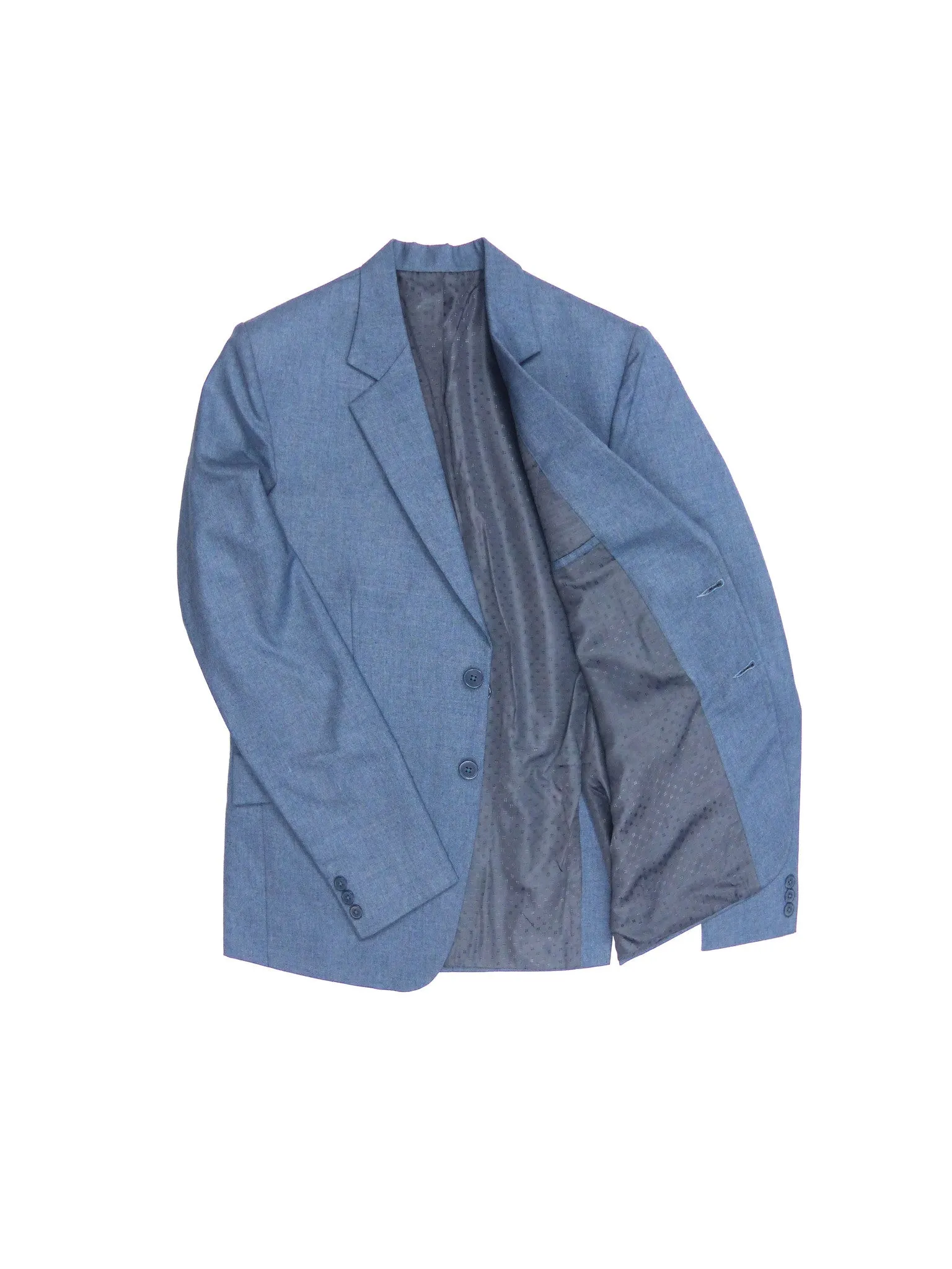 Slim Fit Suit Jacket - Blue