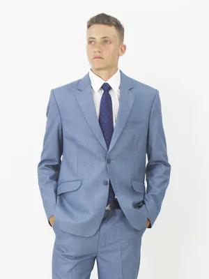 Slim Fit Suit Jacket - Blue