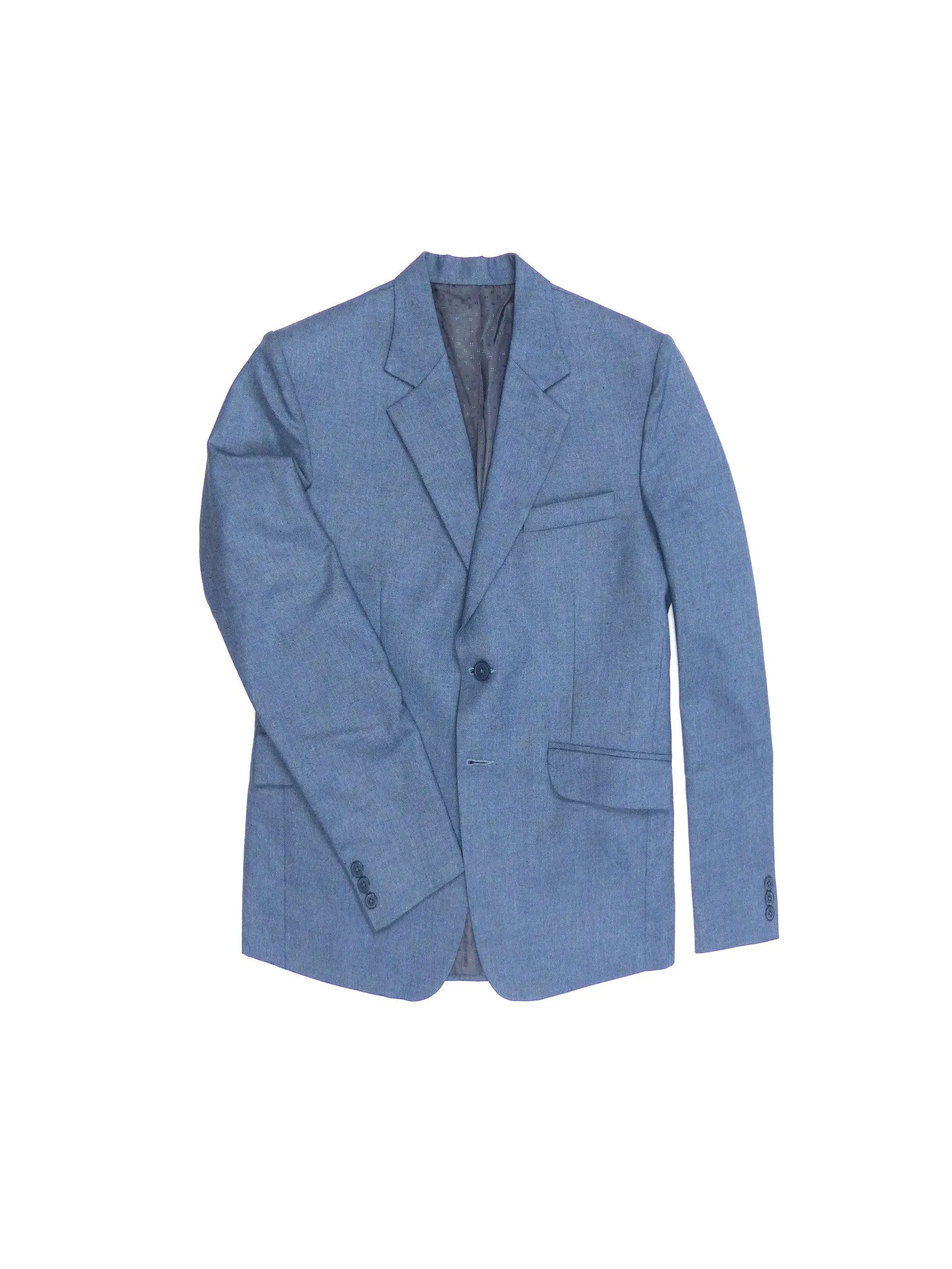 Slim Fit Suit Jacket - Blue