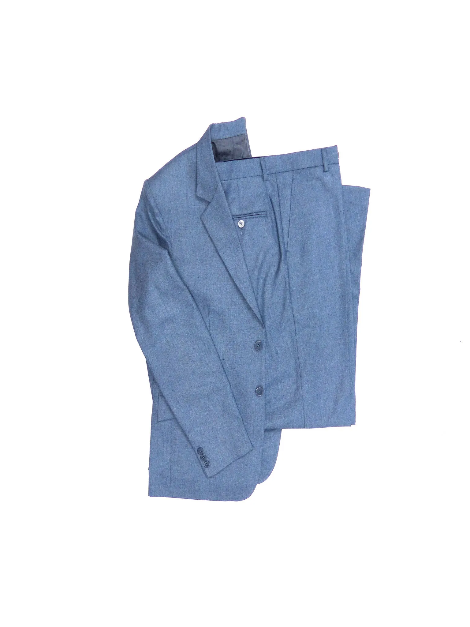 Slim Fit Suit Jacket - Blue
