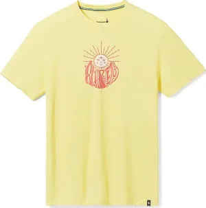 Smartwool Unisex Smartwool Sun Graphic Short Sleeve Tee Slim Fit Canary Heather | Buy Smartwool Unisex Smartwool Sun Graphic Short Sleeve Tee Slim Fit Canary Heather here | Outnorth