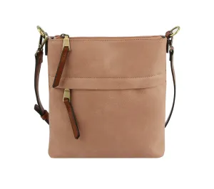 Stylish Crossbody Purse Double Zipper