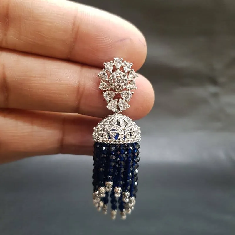 Stylish Jhumki Zircon/AD Earring 17717-4899