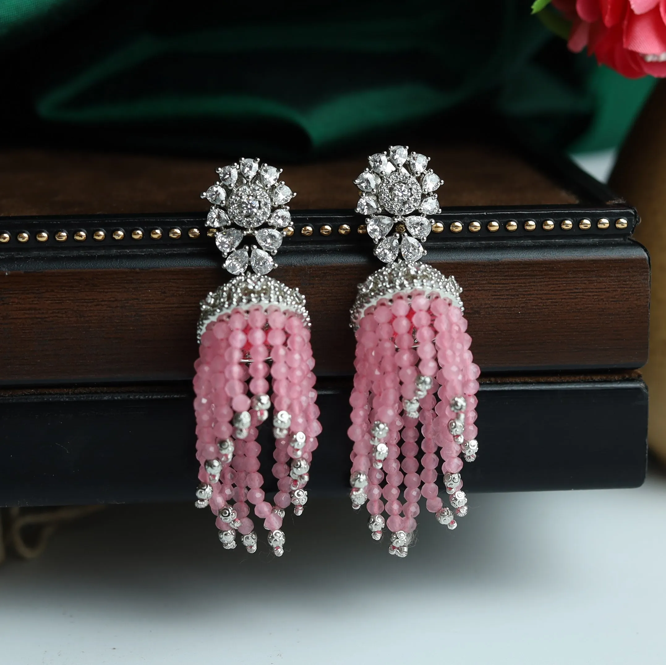 Stylish Jhumki Zircon/AD Earring 17717-4899