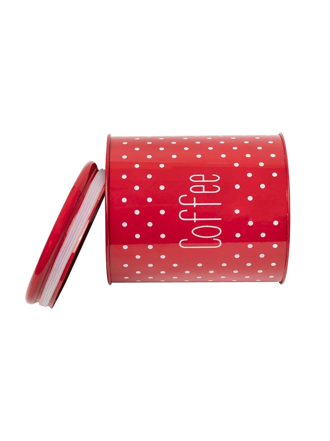 Stylish Red Coffee Jar