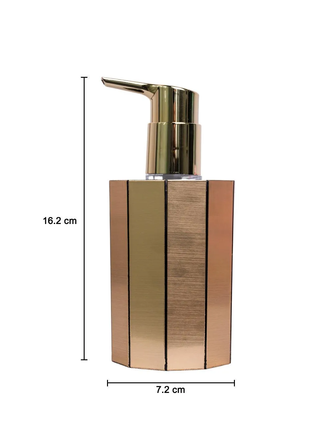 Stylish Soap Dispenser - 380Ml, Golden