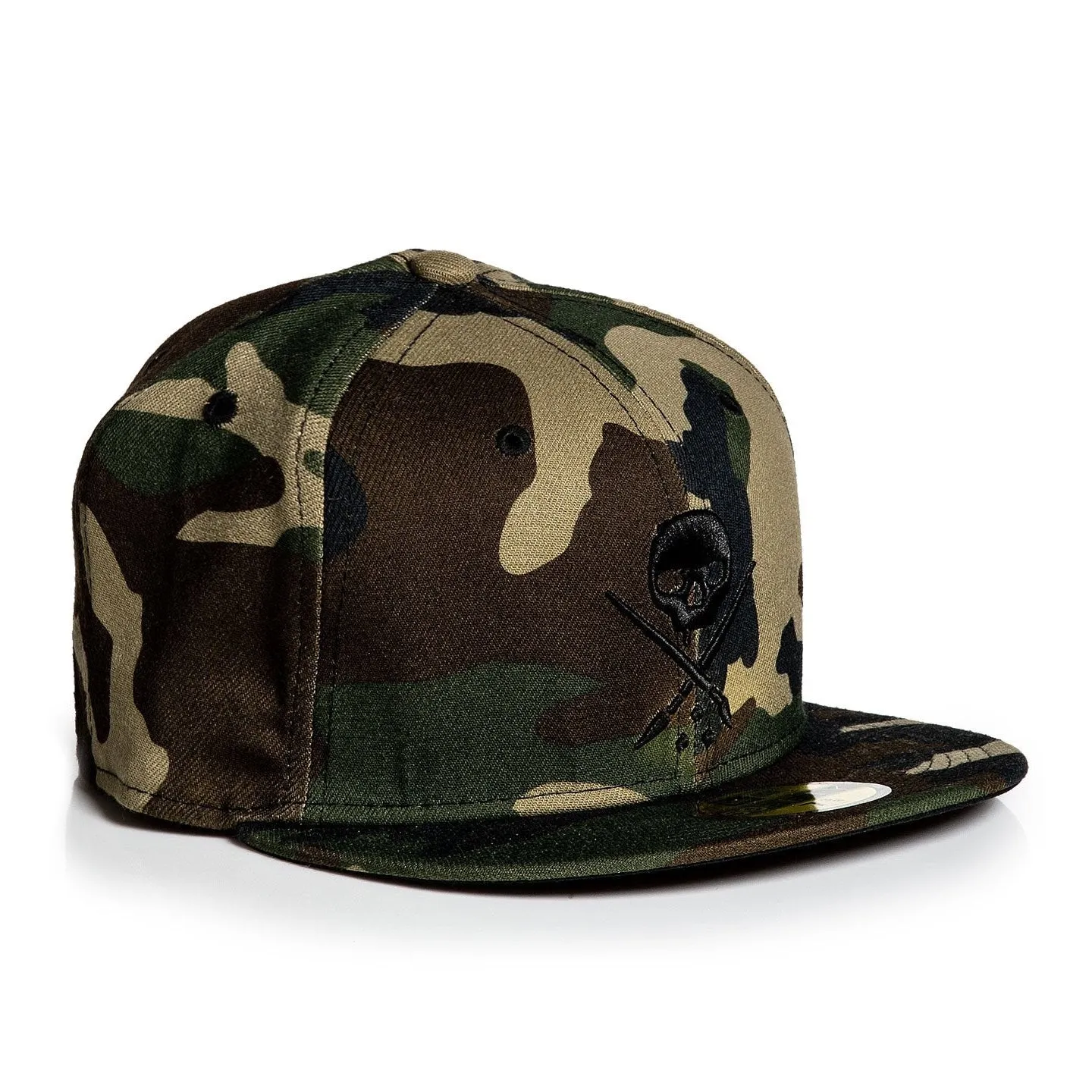 Sullen Badge Camo Stretched Fitted Cap