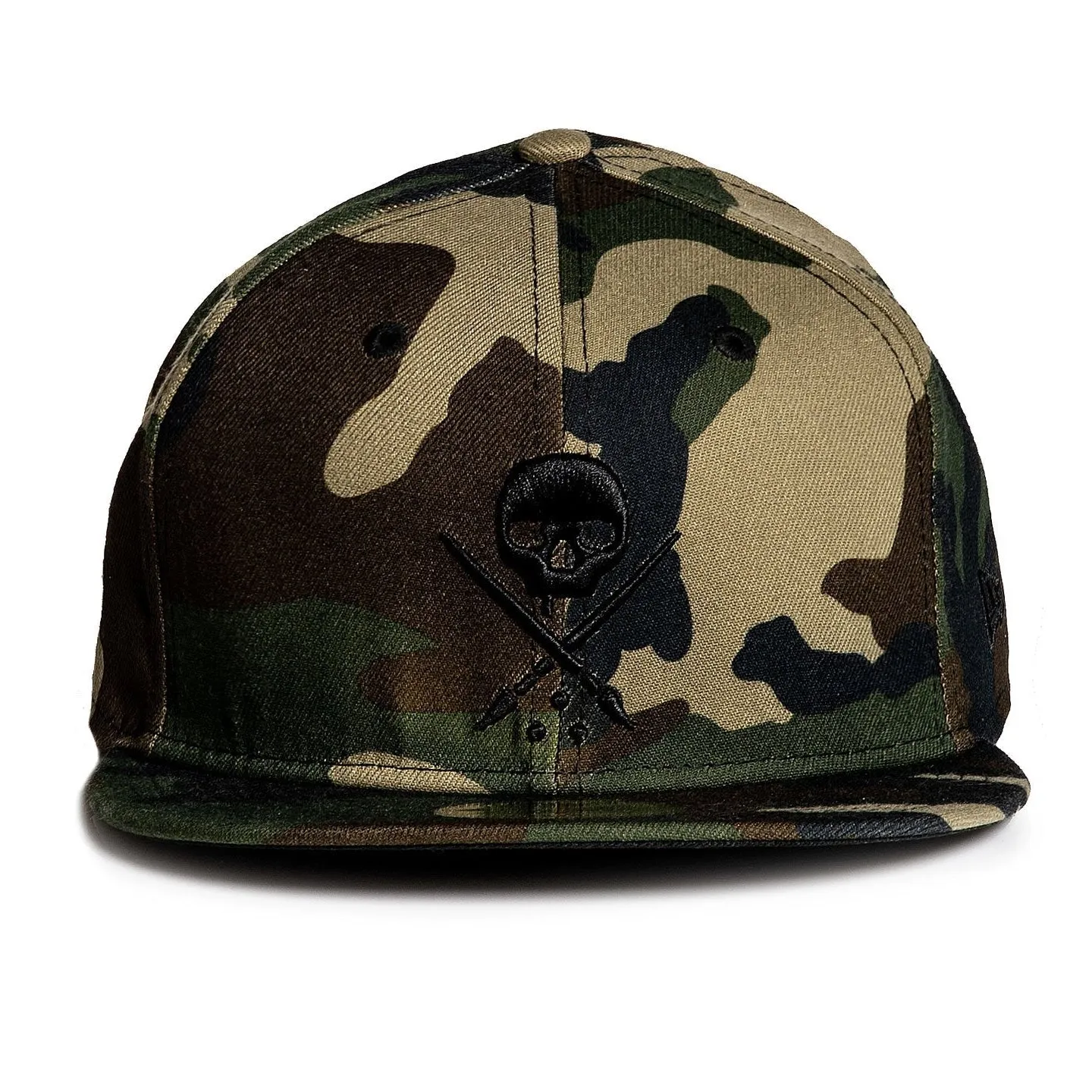 Sullen Badge Camo Stretched Fitted Cap