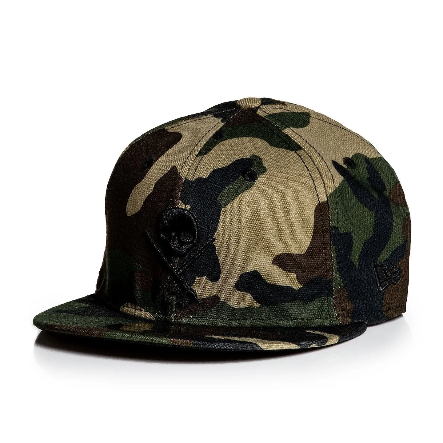 Sullen Badge Camo Stretched Fitted Cap