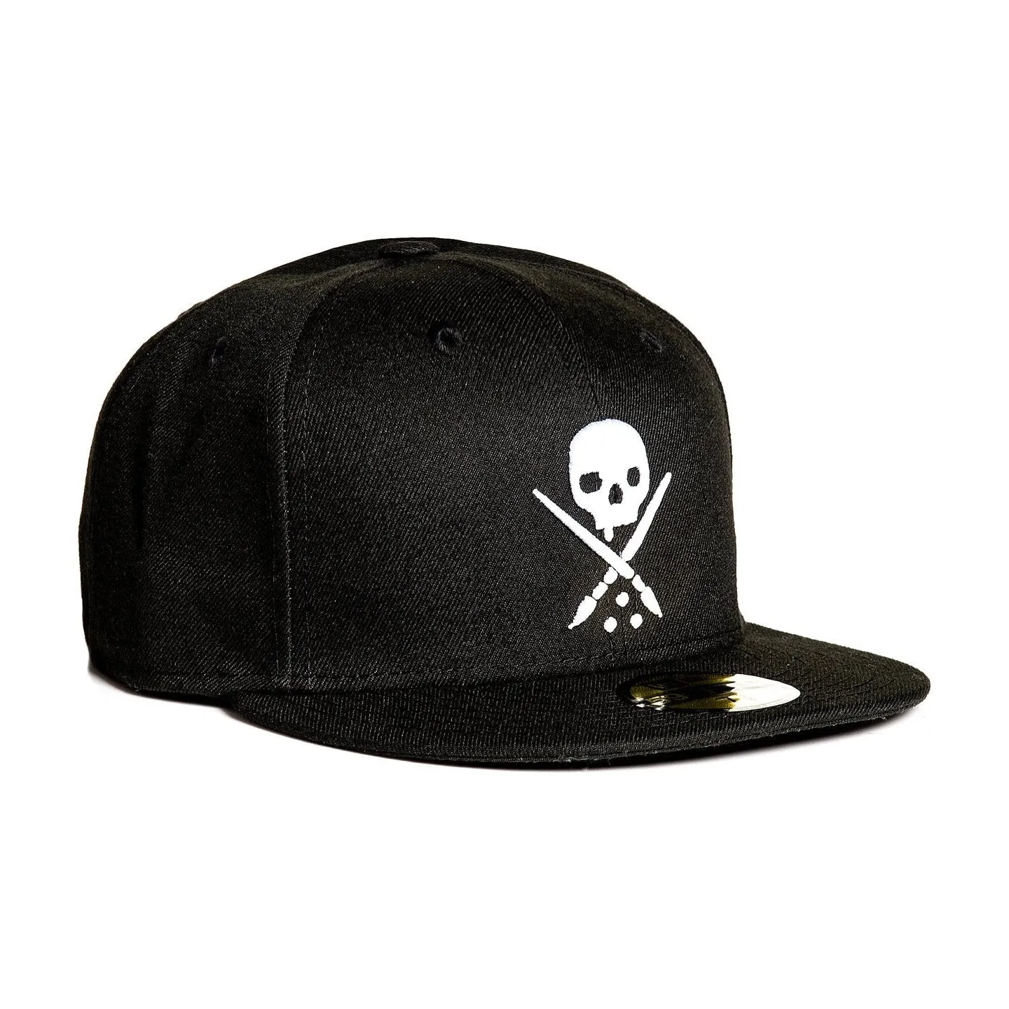 Sullen Badge Eternal Black Stretched Fitted Cap