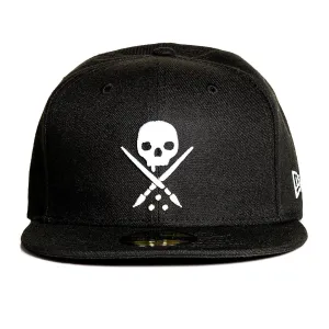 Sullen Badge Eternal Black Stretched Fitted Cap